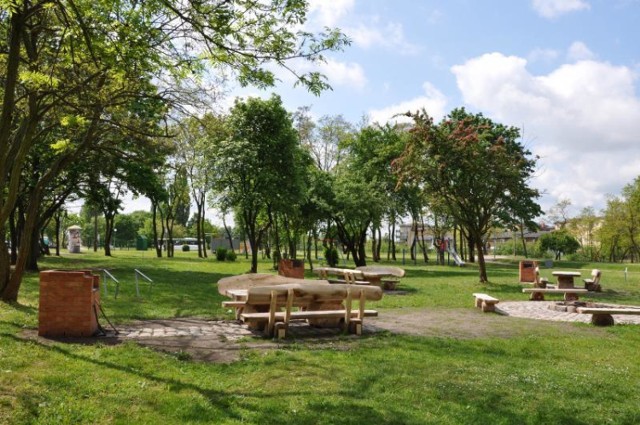 Park piknikowy przy kąpielisku miejskim w Pruszczu - jeden ze zrealizowanych projektów Budżetu Obywatelskiego