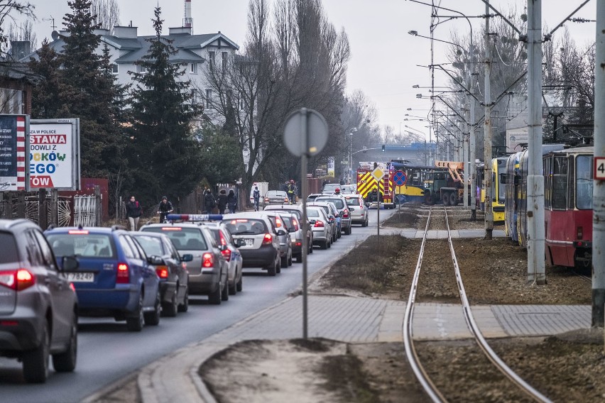 Na ul. Skłodowskiej-Curie doszło wczoraj (15.03) do kolizji...