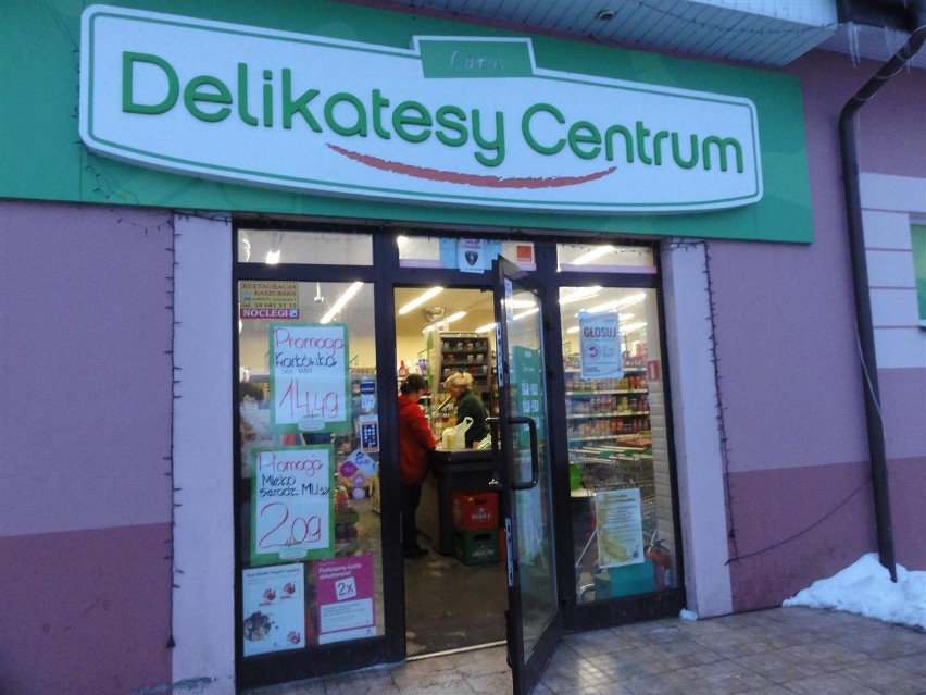 Delikatesy Caros w Kiełpinie, ul. Długa 36a