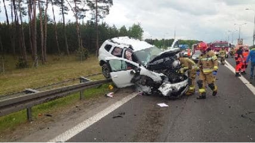W wyniku wypadku, do którego doszło 28 maja na autostradzie...