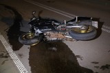 Śmiertelny wypadek w Piotrkowie. Nie żyje 32-letni motocyklista, 21-letnia pasażerka z obrażeniami ciała trafiła do szpitala ZDJĘCIA