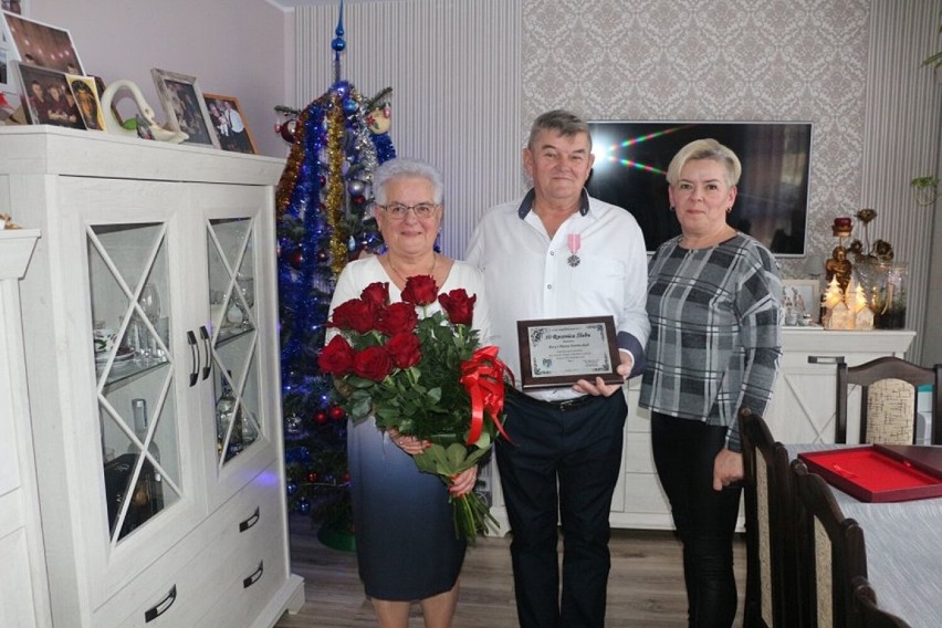 Ewa i Piotr Narewscy z Sadlinek przeżyli wspólnie 50 lat
