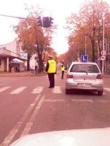 Szkolenia policjantów ruchu drogowego w Sieradzu