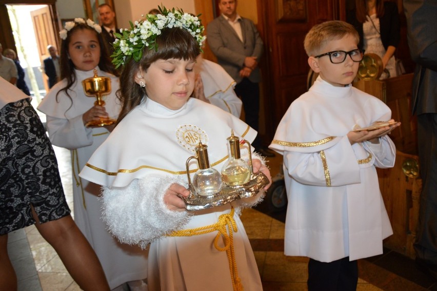 Pierwsza Komunia Święta w parafii Najświętszej Maryi Panny Królowej Polski w Lęborku
