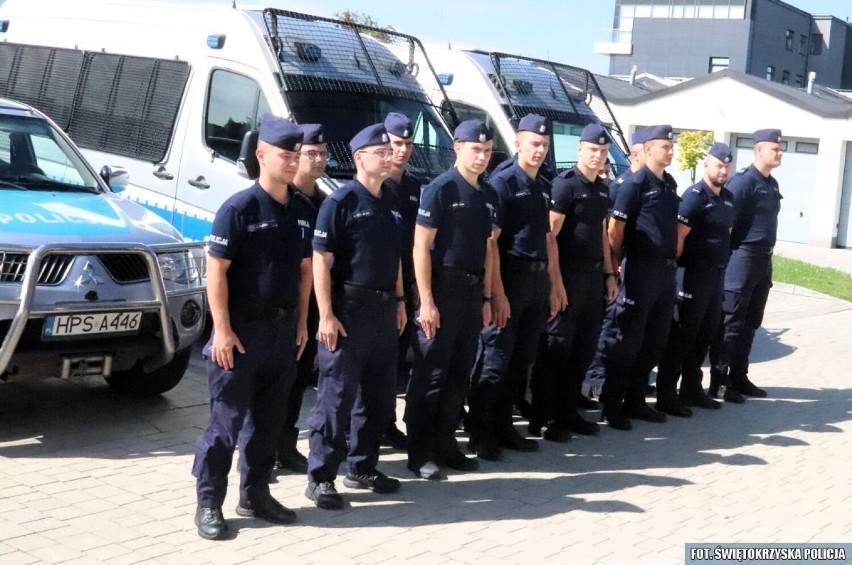 Więcej policji w Sandomierzu. W mieście stacjonują funkcjonariusze oddziału prewencji z Kielc