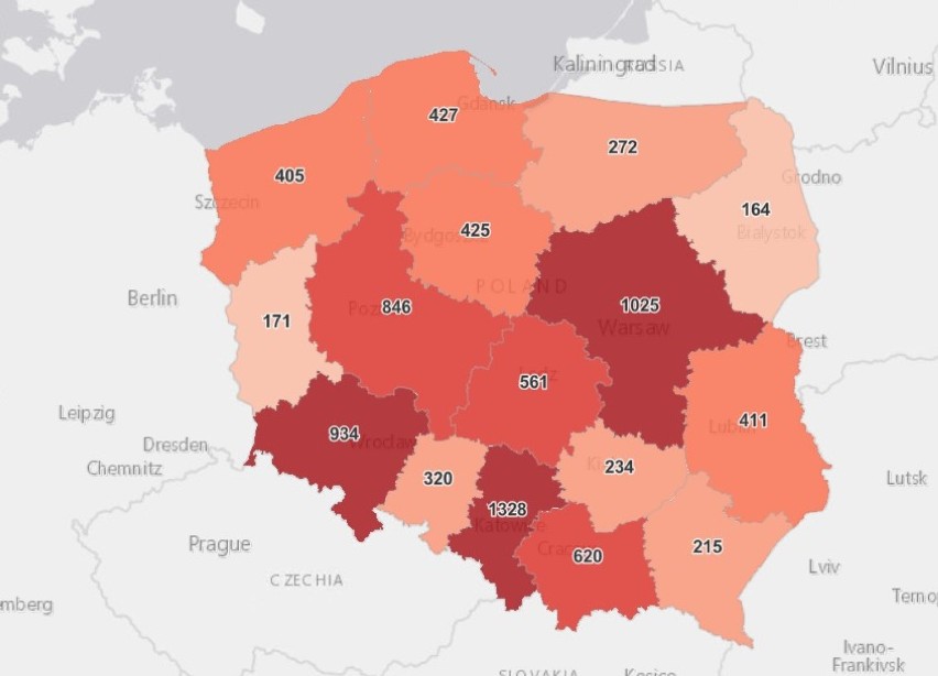 Koronawirus, raport 29 kwietnia 2021. 8 tys. zakażeń w Polsce. Spadek zakażeń w Oświęcimiu, Chrzanowie, Olkuszu i Wadowicach. Dużo ofiar