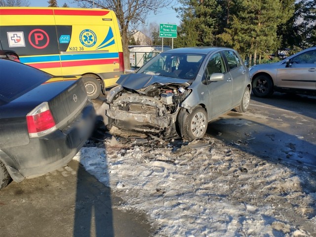 Około godz. 14.30 na ulicy Szopena w Gorlicach doszło do zderzenia dwóch samochodów