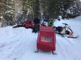 Wypadek narciarza w Beskidach. Gałąź wbiła się w udo mężczyzny [ZDJĘCIA]