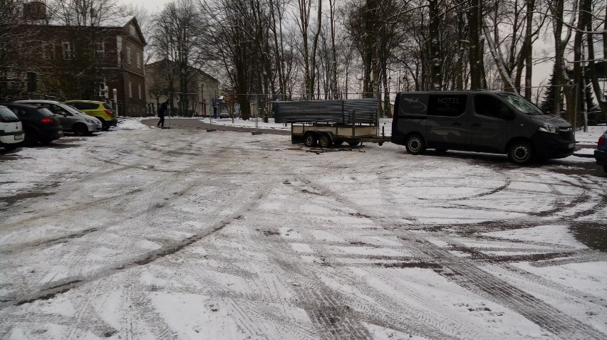 Parking naprzeciwko Kartuskiego Centrum Kultury czasowo zamknięty