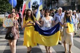 Przez Poznań przeszedł marsz z okazji Dnia Niepodległości Ukrainy. Zobacz zdjęcia