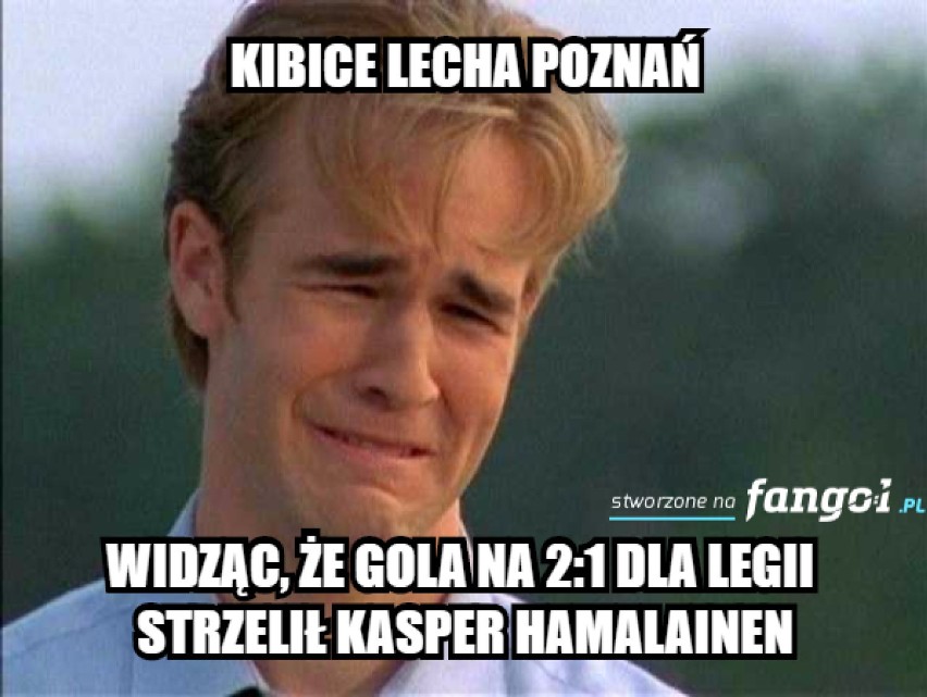 MEMY Legia - Lech. Internauci komentują szczęśliwe...