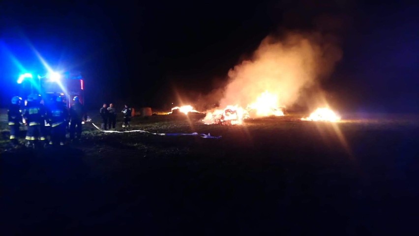 Pożar pod Gołańczą. Interweniowali strażacy z OSP