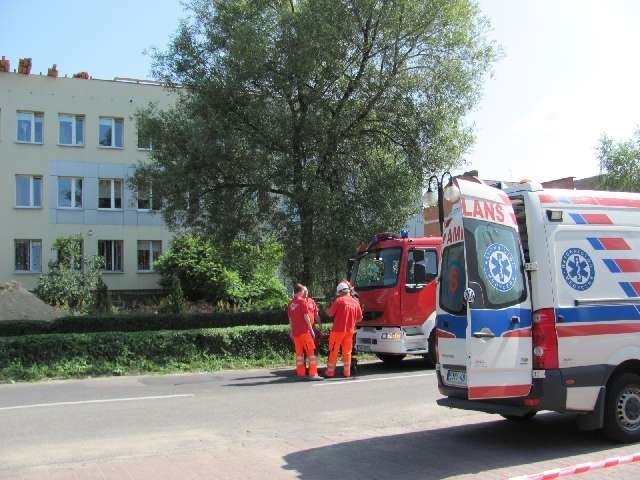 Myszków: Akcja w sądzie. Ktoś zadzwonił, że jest bomba