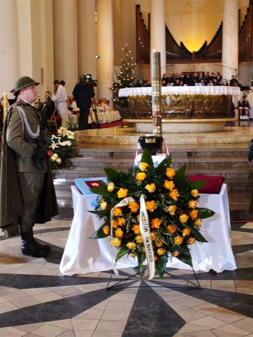 Pleszewianie na pogrzebie Wojciecha Kilara w Katowicach