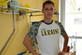 Jewgienij, ukraiński żołnierz, stracił nogę w walce. Rehabilituje się w Poznaniu i chce wrócić na front, by walczyć z najeźdźcą
