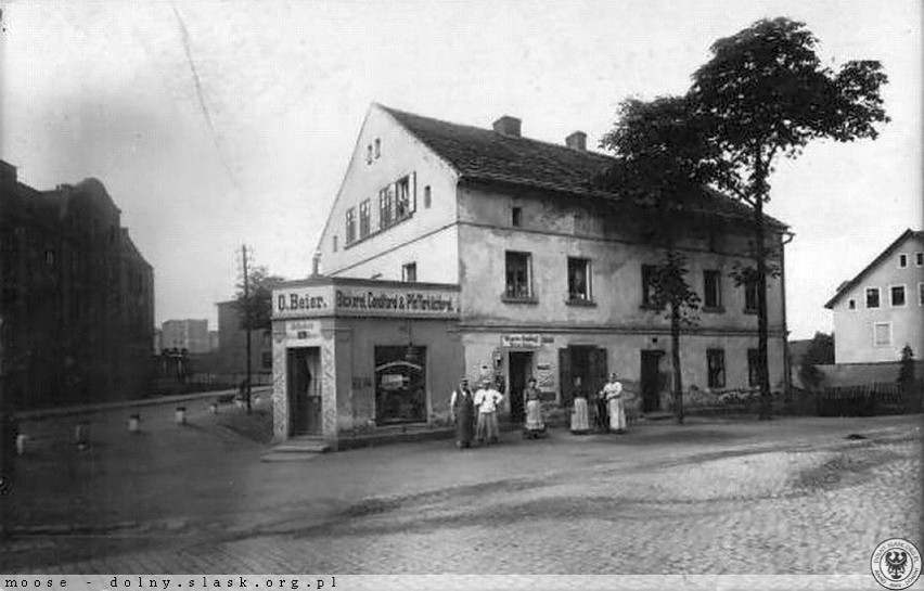 1914 , Nieistniejący budynek nr 136 na ulicy 11 Listopada...