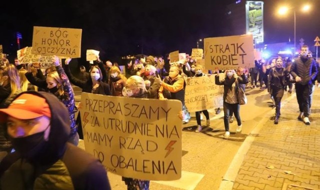 Strajk kobiet w Radomiu.