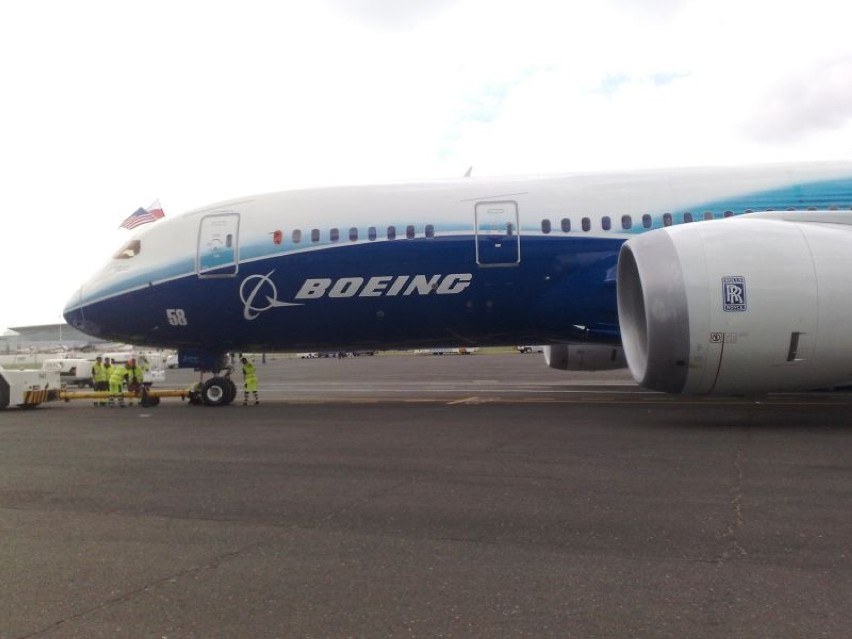 Boeing 787 Dreamliner w Warszawie