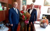 Pan Adam Bąk z Rzeczycy (gm. Grębocice) świętował 90. urodziny