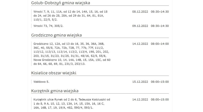 Spółka Energa Operator przedstawiła najnowsze informacje o...