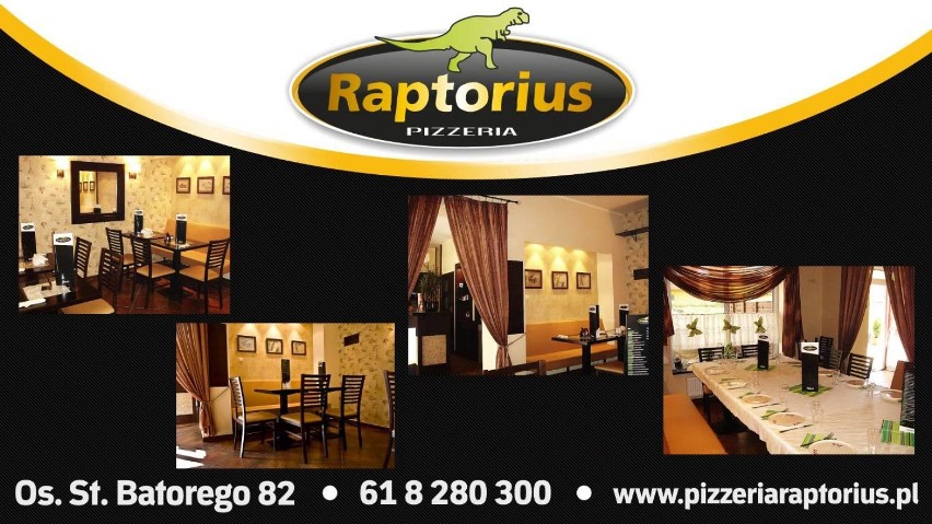 Najlepsza Pizza w Poznaniu 2015: Pizzeria Raptorius - 2318 głosów