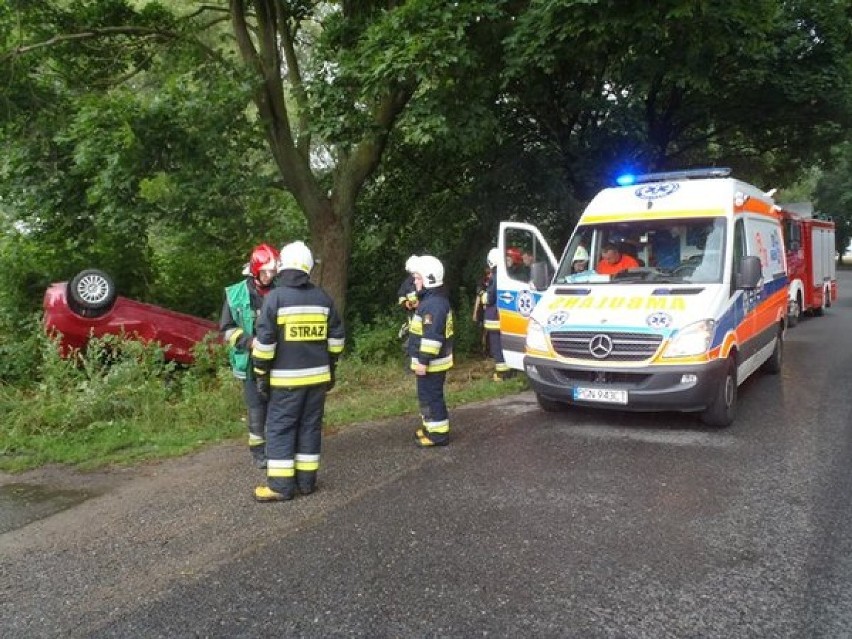 Wypadek w Szczytnikach Czerniejewskich