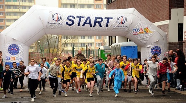 VI Bieg Papieski - start chłopcy - szkoły podstawowe