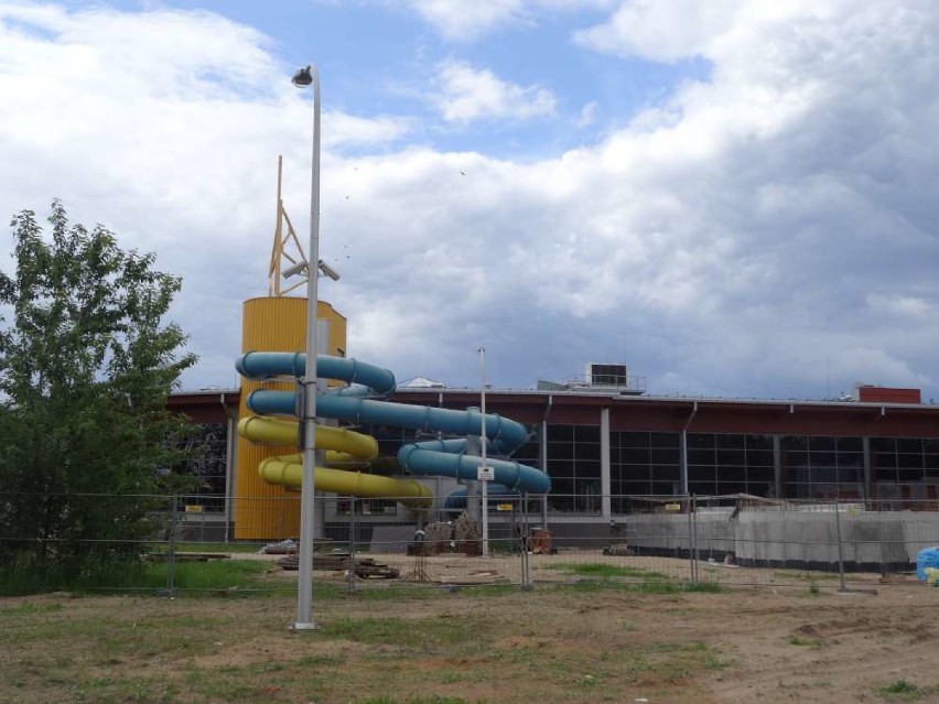 Stanęła rozbudowa aquaparku w Pile