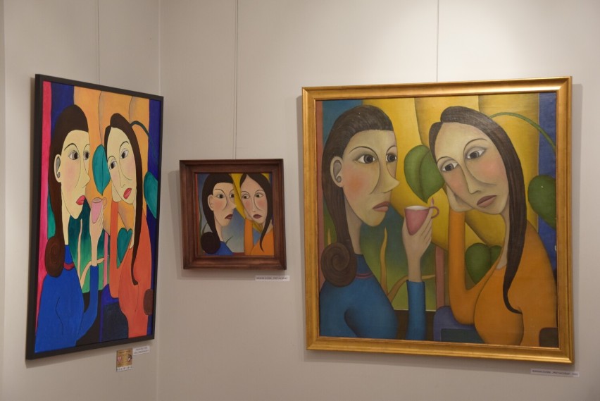 Obrazy Mariana Dudka oraz prace inspirowane jego malarstwem w Akademii Twórczości w Skierniewicach