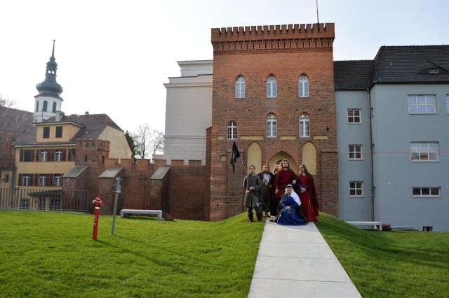 Zamek Górny Opole. Wieża odnowiona po remoncie.