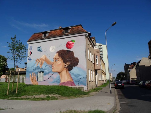 Mural przy Wawelskiej w Pile