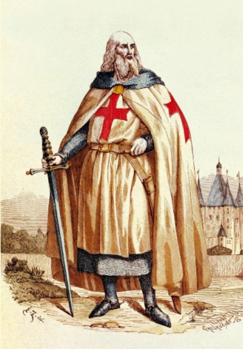Ostatni wielki mistrz Zakonu Templariuszy Jacques de Molay...