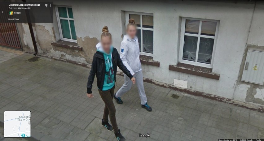 Osieczna "okiem" Google Street View