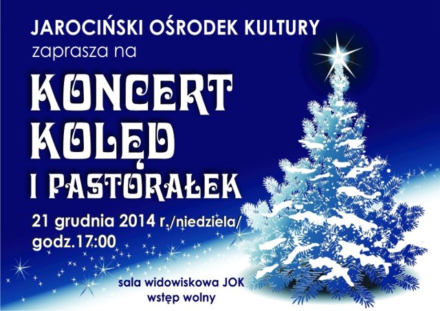 Koncert kolęd i pastorałek w Jarocińskim Ośrodku Kultury już dziś