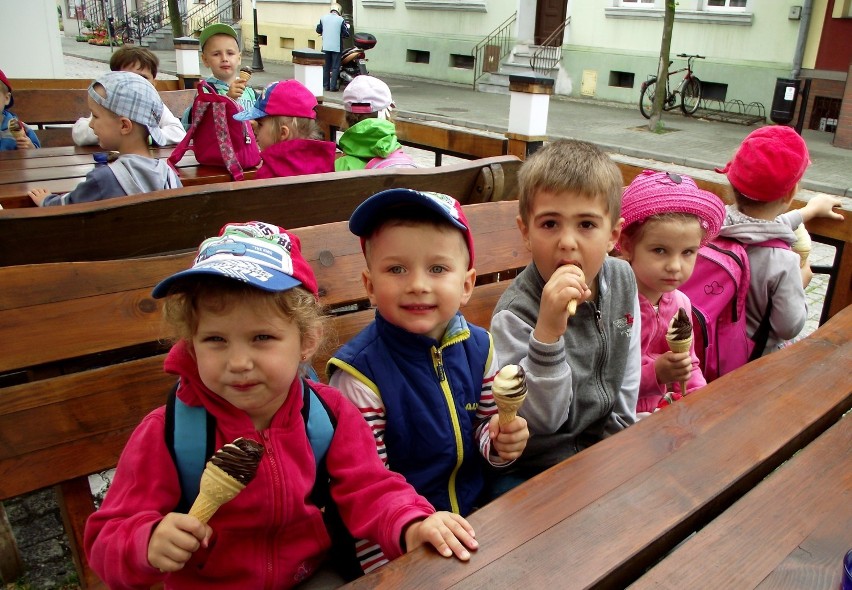 Najlepsze lody są w Zbąszyniu, czyli wizyta przedszkolaków z gminy Siedlec
