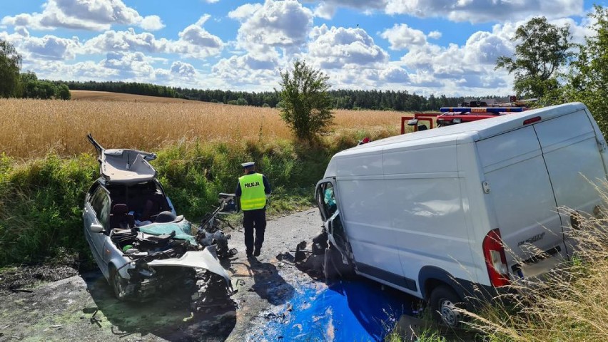 Wypadek w miejscowości Radomno w powiecie nowomiejskim