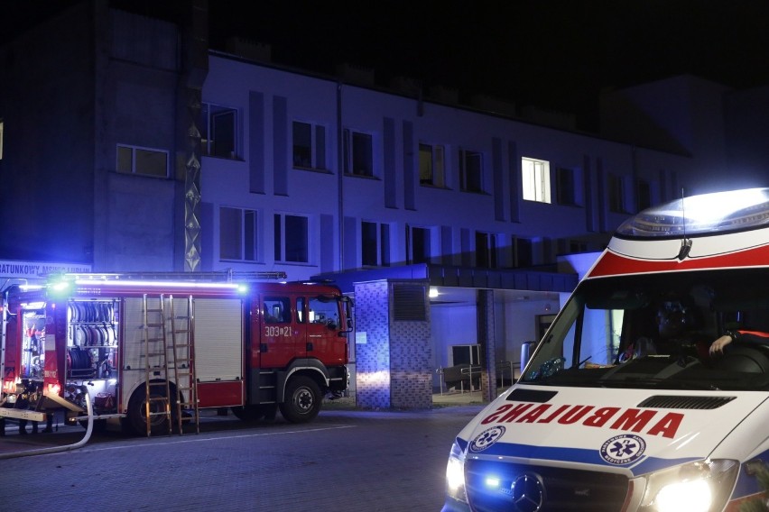 Pożar w szpitalu MSWiA w Lublinie. Zobacz zdjęcia z akcji w trakcie dogaszania