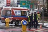 Wypadek na Wyzwolenia w Rybniku w okolicach przejścia dla pieszych ZDJĘCIA