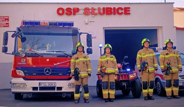 Strażacy z OSP Słubice