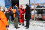 Ratownicy prezentowali zasady udzielania pomocy w sytuacji, kiedy pod człowiekiem załamie się lód ZDJĘCIA