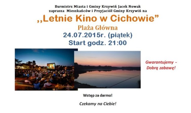 Kino letnie w Cichowie