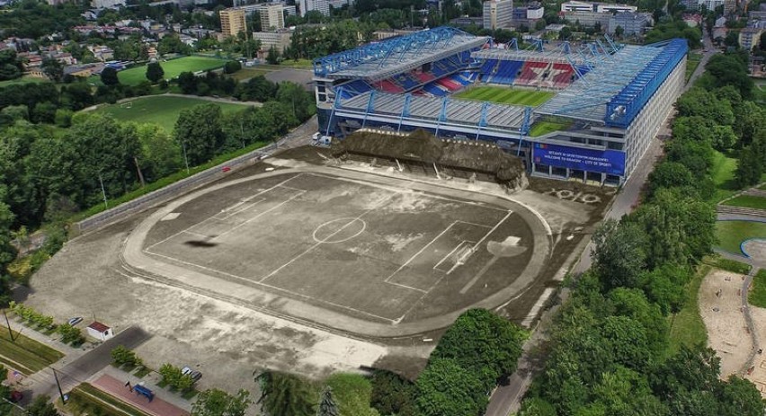 Tak wyglądało umiejscowienie starego stadionu Wisły względem...