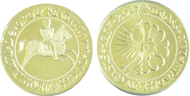 Wybito monetę z okazji 760-lecia Wodzisławia Śl.