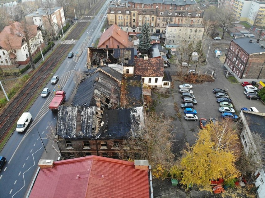 Budynek znajdujący się przy ul. Świętochłowickiej w Bytomiu...