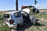 Wypadek w Dalewie. Trzy osoby trafiły do szpitala