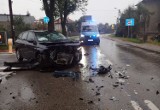 Wypadek w Rybniku na Raciborskie. 47-letnia kobieta trafiła do szpitala