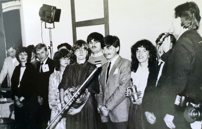 Zdjęcie zrobione w Chodzieskim Domu Kultury w lutym 1986...