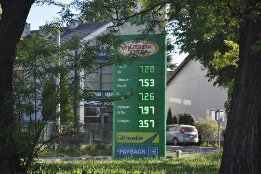 Stacja paliw BP na roku Lwowskiej i Orkana