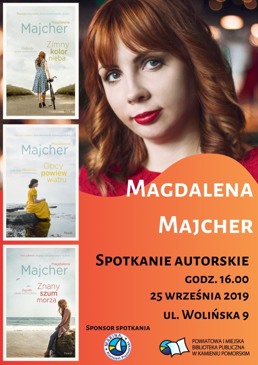 Spotkanie z pisarką Magdaleną Majcher już 25 września