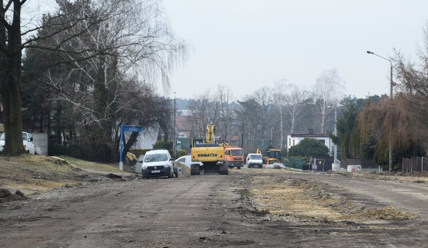 Trwa budowa łącznika pomiędzy ulicą Storczyków, a rondem Orzepowickim